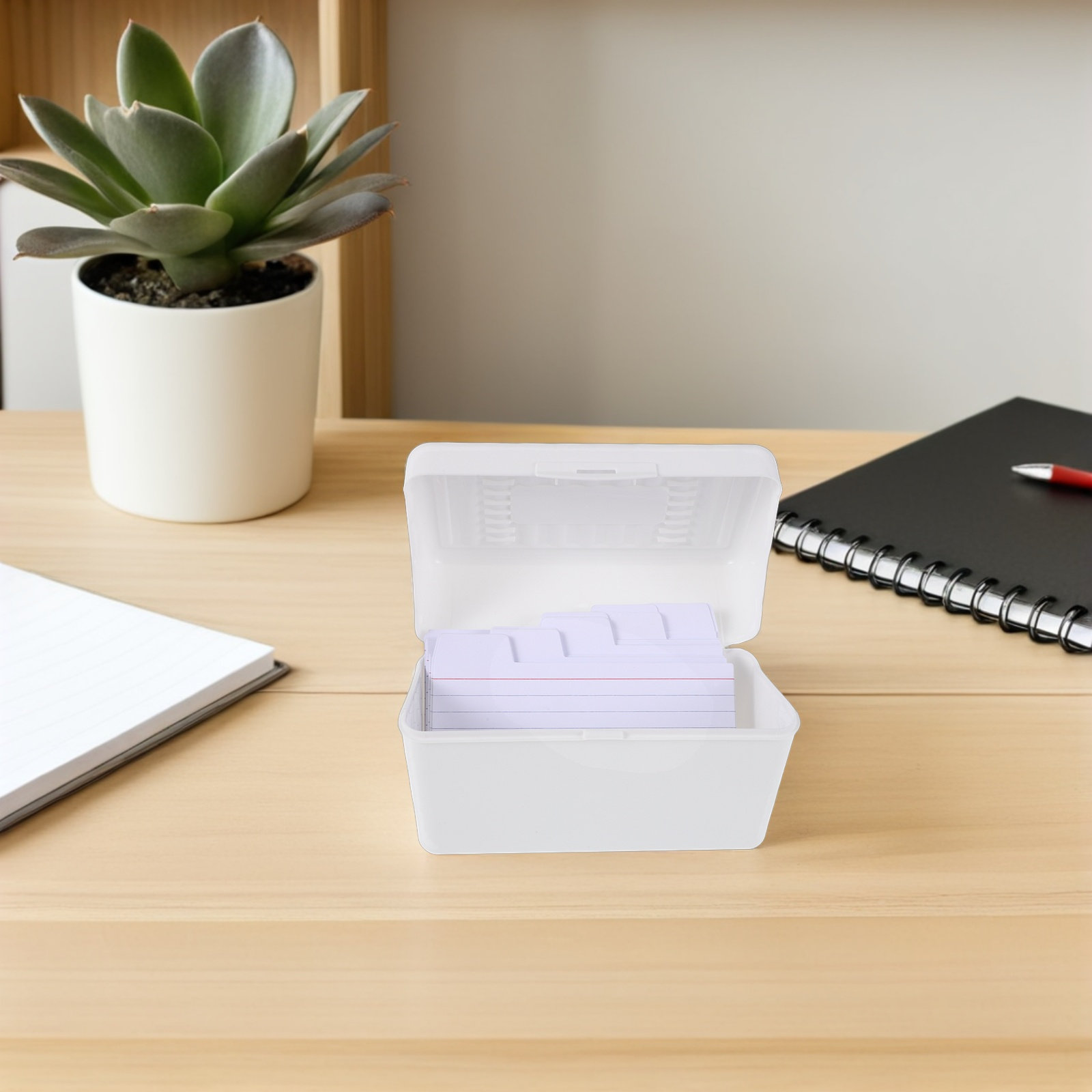 Card Index Box - 50Pcs Index Cards 3 Inch Lined