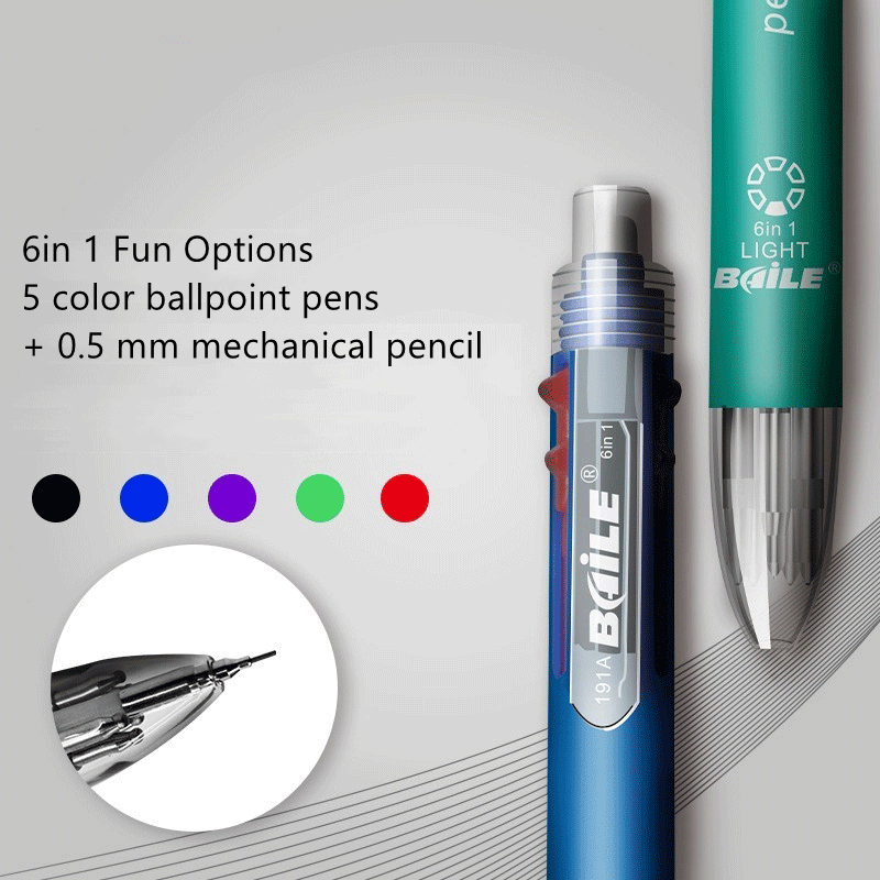6 Trong 1 Nhiều Màu Bút Bút Bi - đánh giá và giá Staedtler Pencil Lumocolor