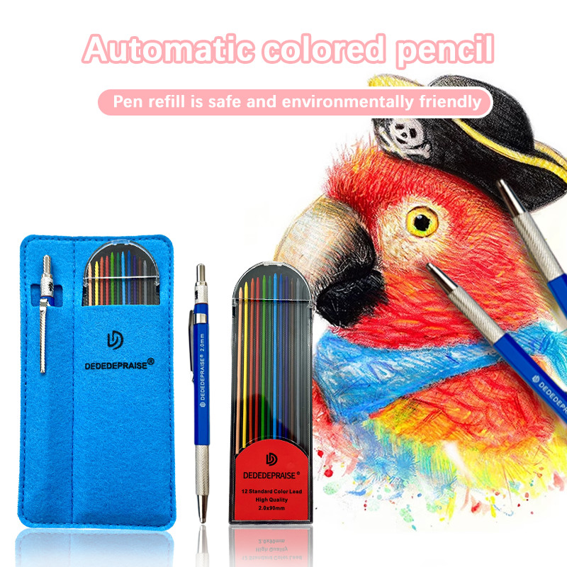 12/24 Colored Leads 2.0mm Mech - đánh giá và giá Staedtler Pencil Lumocolor