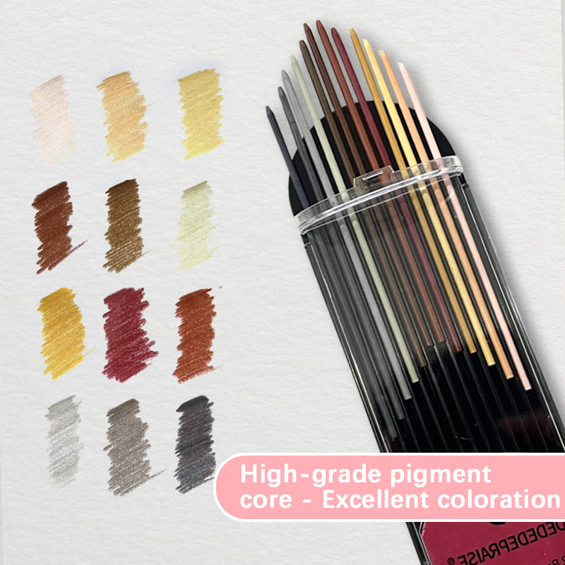 12/24 Colored Leads 2.0mm Mech - đánh giá và giá Staedtler Pencil Lumocolor
