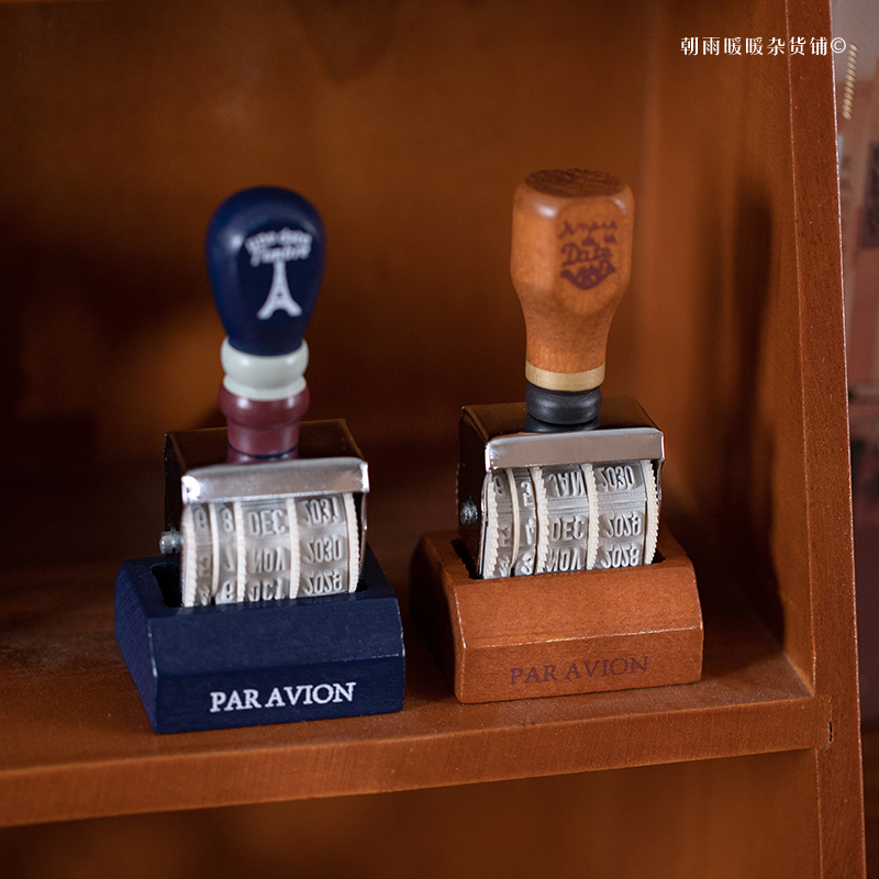 Chaoyu Retro Wooden Date Stamp - đánh giá và giá Rubber Date Stamp
