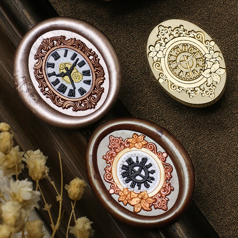 Retro Clock Wax Stamp Bear Rab - đánh giá và giá Wax Seal Stamp Set