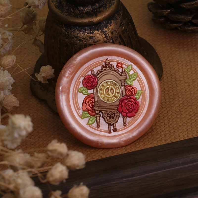 Retro Clock Wax Stamp Bear Rab - đánh giá và giá Wax Seal Stamp Set